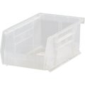 Quantum Storage Systems Clear Bin, Polypropylene, 6 in W, 5 in H, Clear QUS221CL